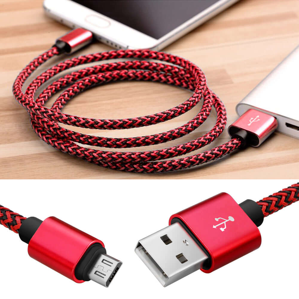 Micro USB Braided Charging Cable - Eastlakes Electronics